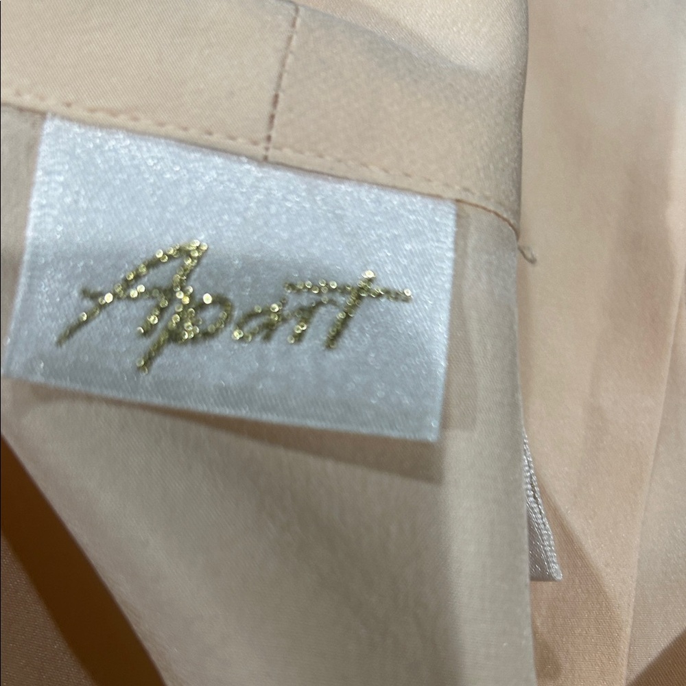 Chic Cream Wrap Blouse - Picture 3 of 4